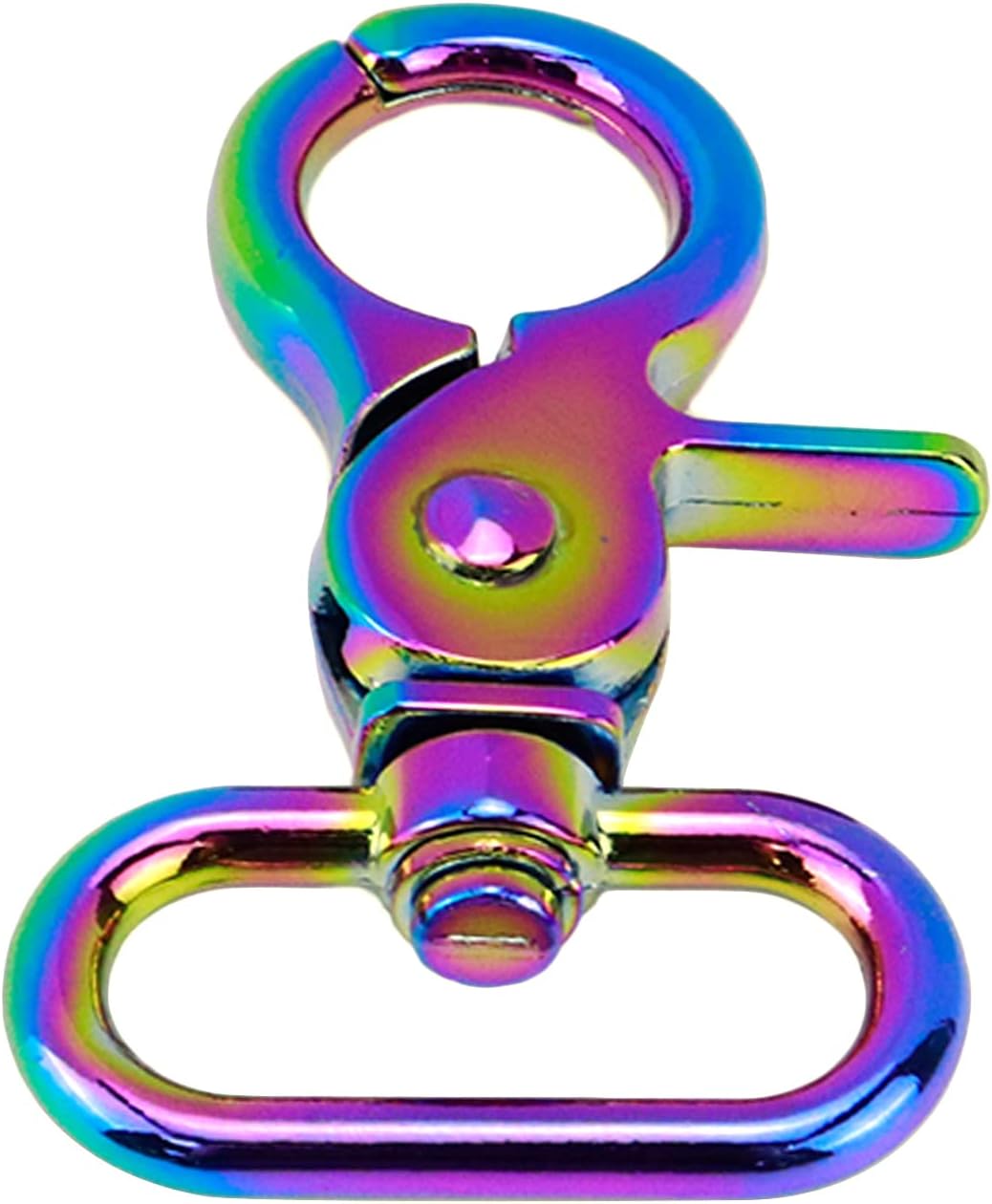 Coshar 6 Pcs Swivel Snap Hooks Claw Clasp Oval Swivel Trigger Clips