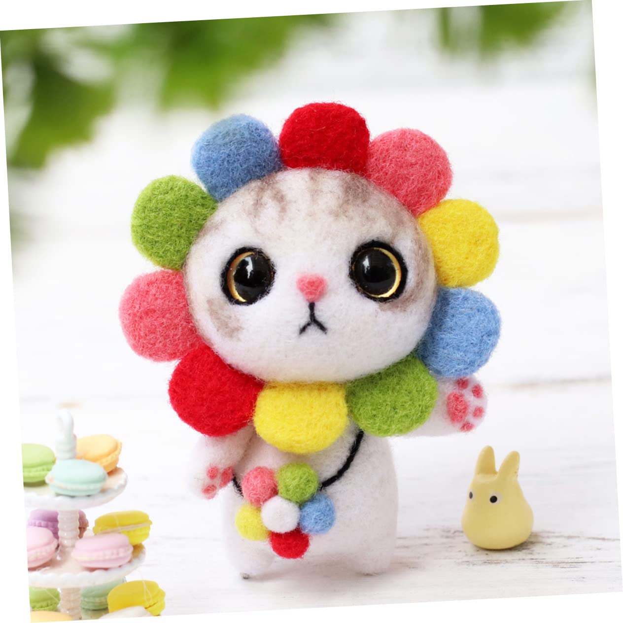 SHINEOFI 6sets Kit Di Feltro Per Animali Di Materiale Per Con Istruzioni Inglese Per Iniziare Creare Con Accessori Completi Per Feltro Adatto Decorazioni e Attività Creative