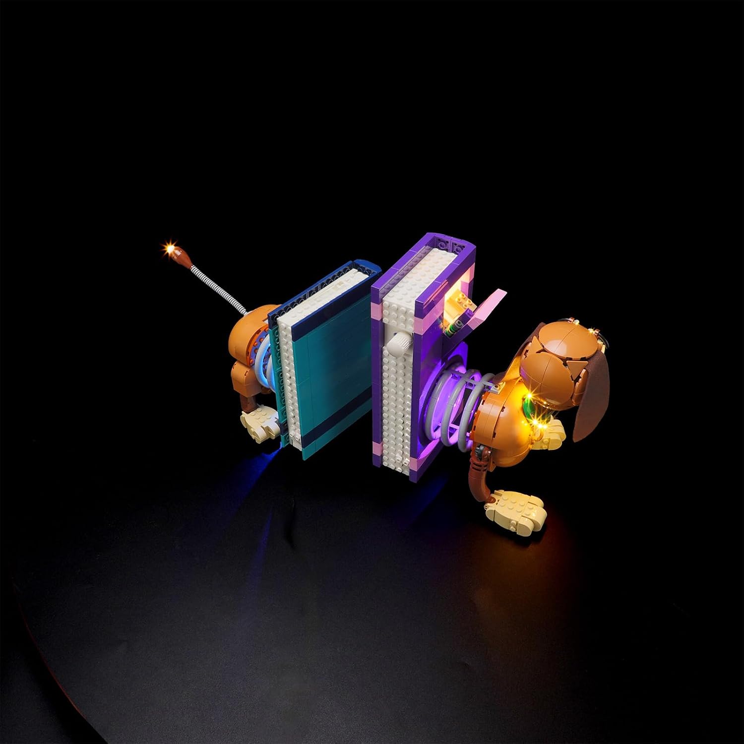 GEAMENT LED Light Kit Compatible with LEGO Toy Story Slinky Dog Bookends