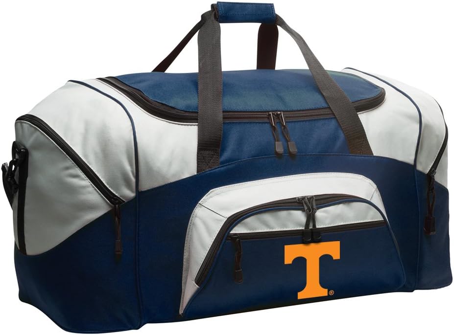LARGE Tennessee Vols Duffel Bag University of Tennessee Suitcase or Gym Bag For Men Or Her