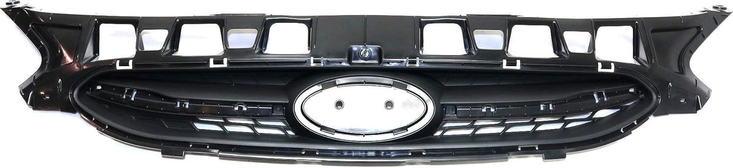 Garage-Pro Grille Assembly Compatible with 2015-2017 Hyundai Accent Textured Black Shell and Insert