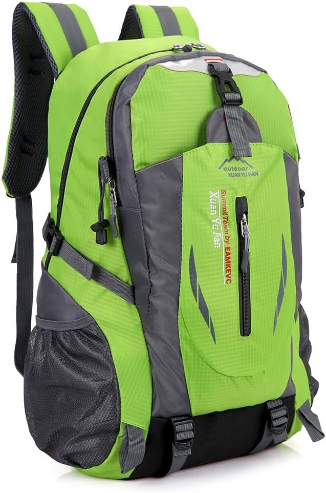Hiking Backpack Large Lightweight Waterproof 40L Bag for Hiking Camping Running Cycling Trekking Outdoors Sports (Green)