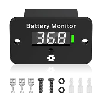 BM280 Battery Meter with Voltage&Level Display,Fits 12V 24V 36V 48V 60V 72V