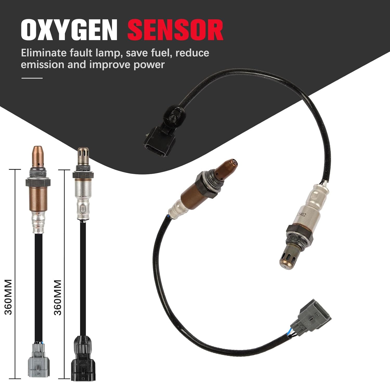 O2 Oxygen Sensor Upstream Downstream Compatible for Nissan Rogue 2014 2015 2016 2017 2018 2019 234-9149 234-4906 2PCS