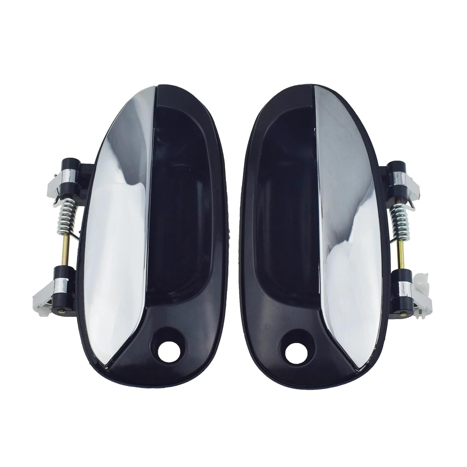 Wnbxhsd Front Left Right Car Exterior Car Door Handle For Kia For Carens 2002-2006 0K2fb-58410 0K2fb-59410 0K2fb-72410 0K2fb-73410 Outside Chrome Door Handle Front/Rear Left/Right(Front Left Right)
