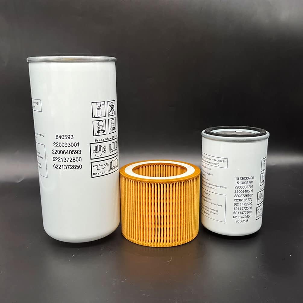 Filter Kit 6221372850 Suitable for Ceccato Mark 6211472550 6211473950 Quincy Abac Alup Worthington Compressor