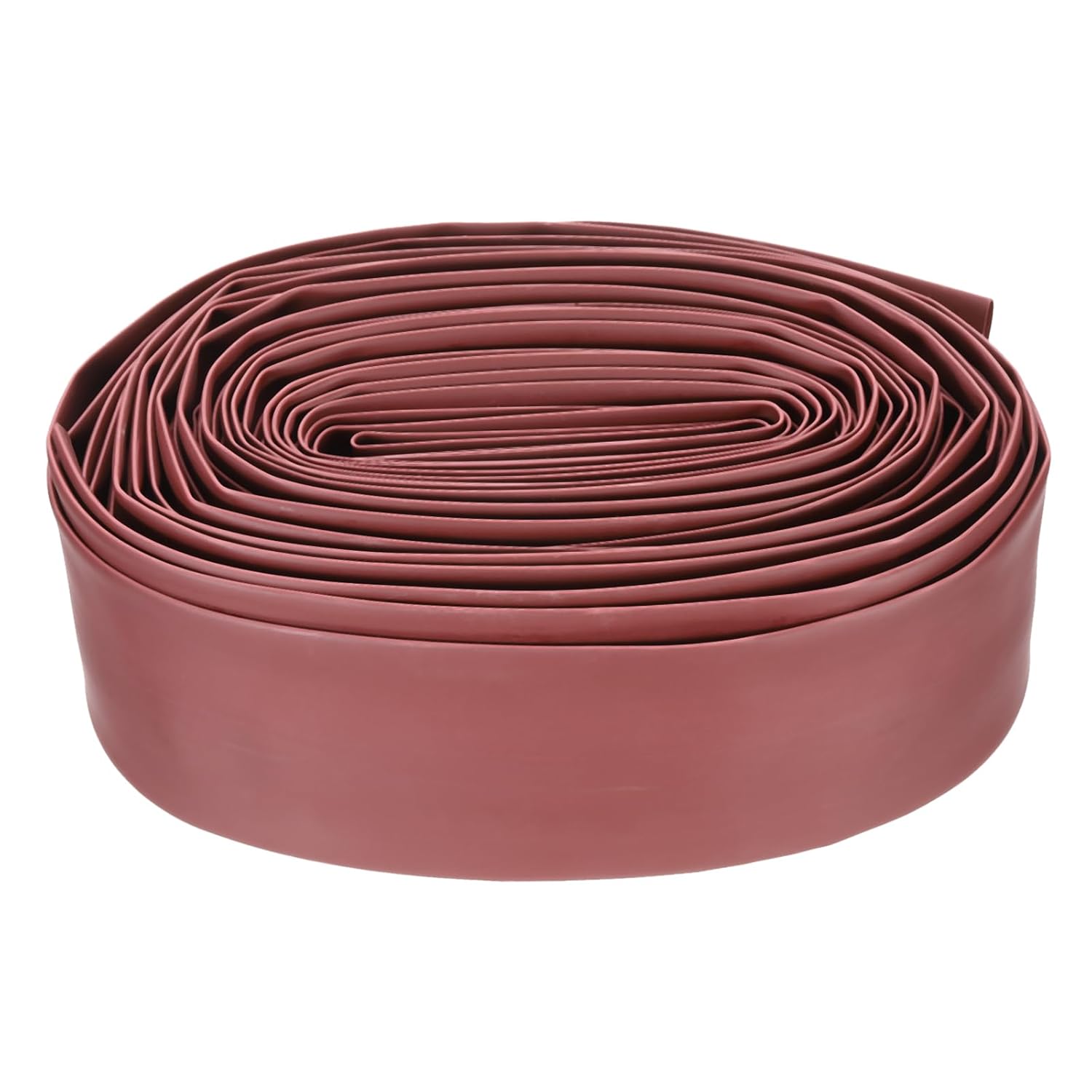 MECCANIXITY Heat Shrink Tubing, 1 1/2 Inch ID 49 ft Long 2:1 Ratio PE Heat Shrink Cable Sleeve for Electrical Wire Insulation, Cable Management, Brown