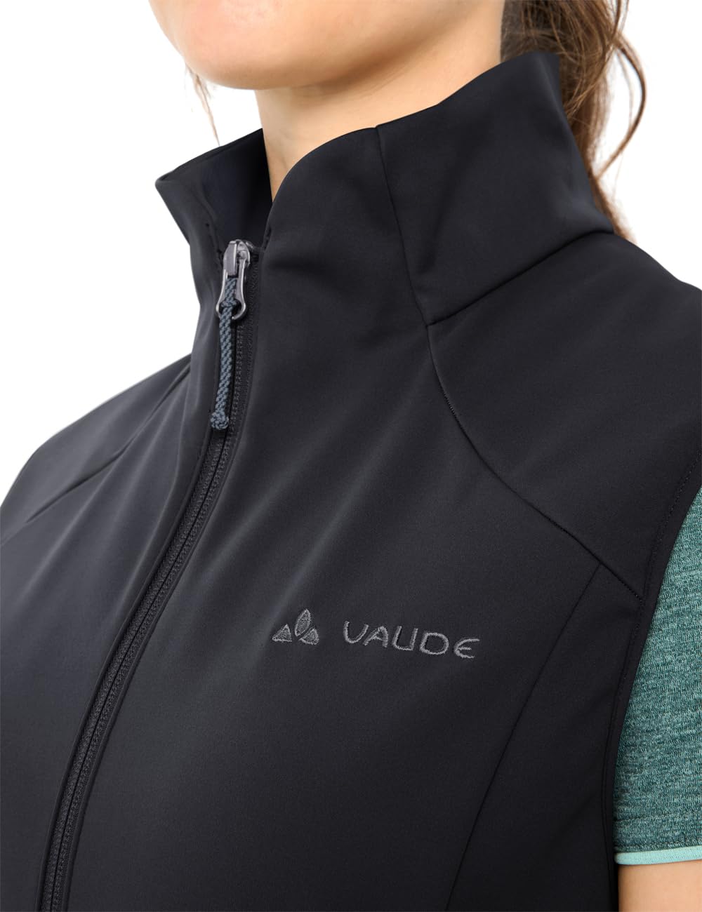 VAUDE Praktische Softshellweste für den Sommer, angenehm weiches und dehnbares Material, Winddicht, wasserabweisend und atmungsaktiv