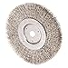 Crimped Wire Wheel Wire Brush, Threaded Arbor