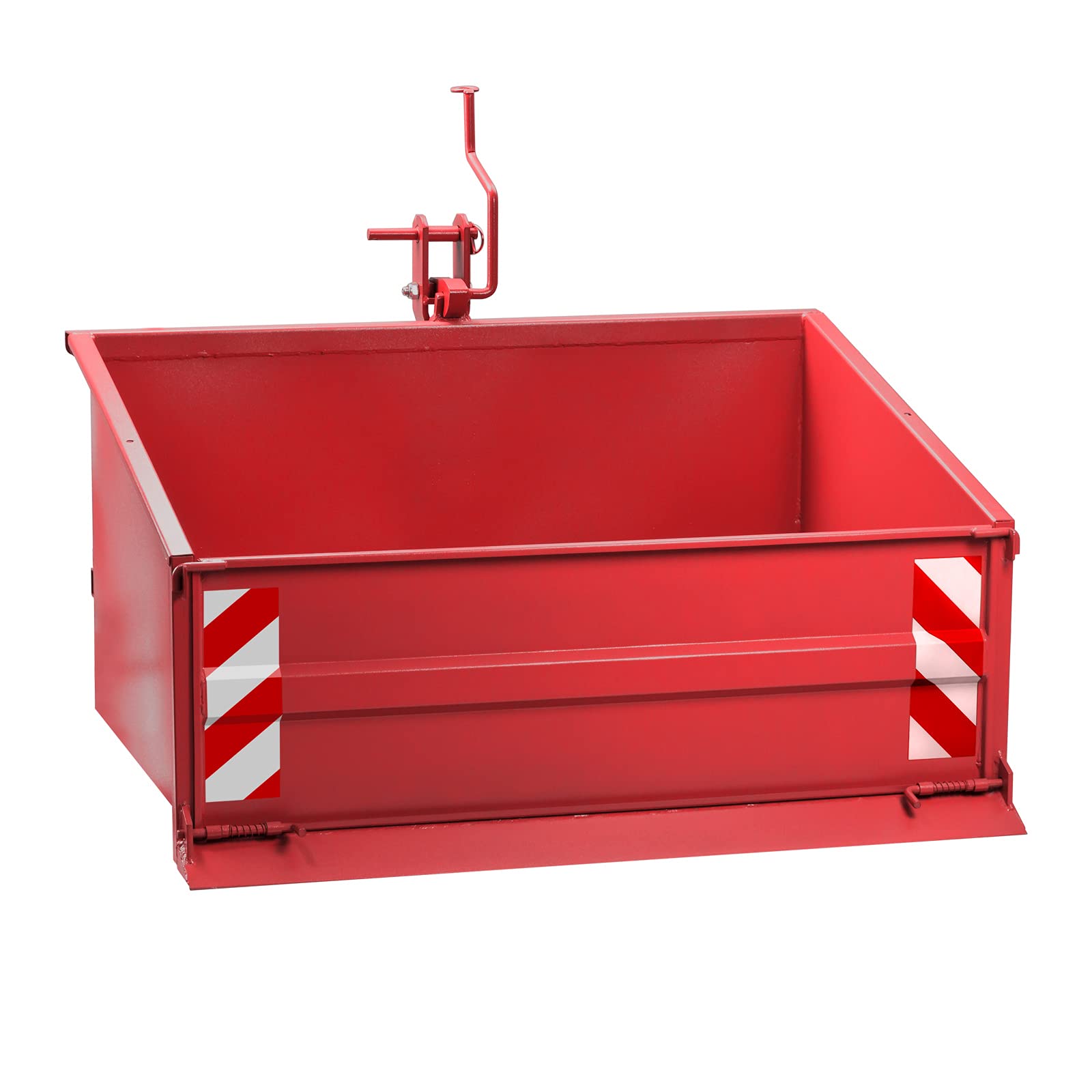 Traktor Heckcontainer Heckmulde Transportcontainer Mulde Container 120 cm rot