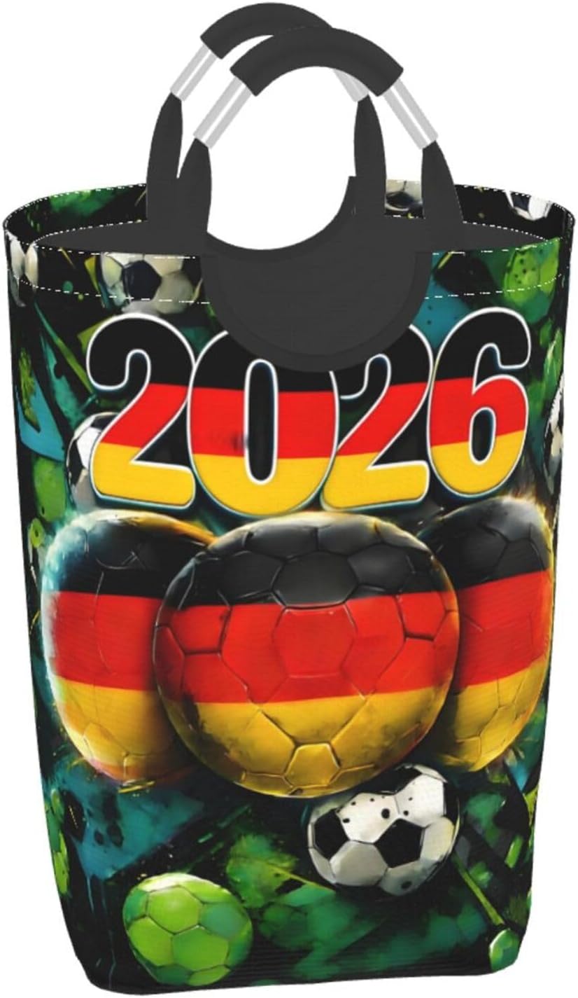 Power Of Germany 2026 Foldable Dirty Laundry Bag, Waterproof Oxford Fabric With Pe Board Base, 50l Capacity For Home & Travel