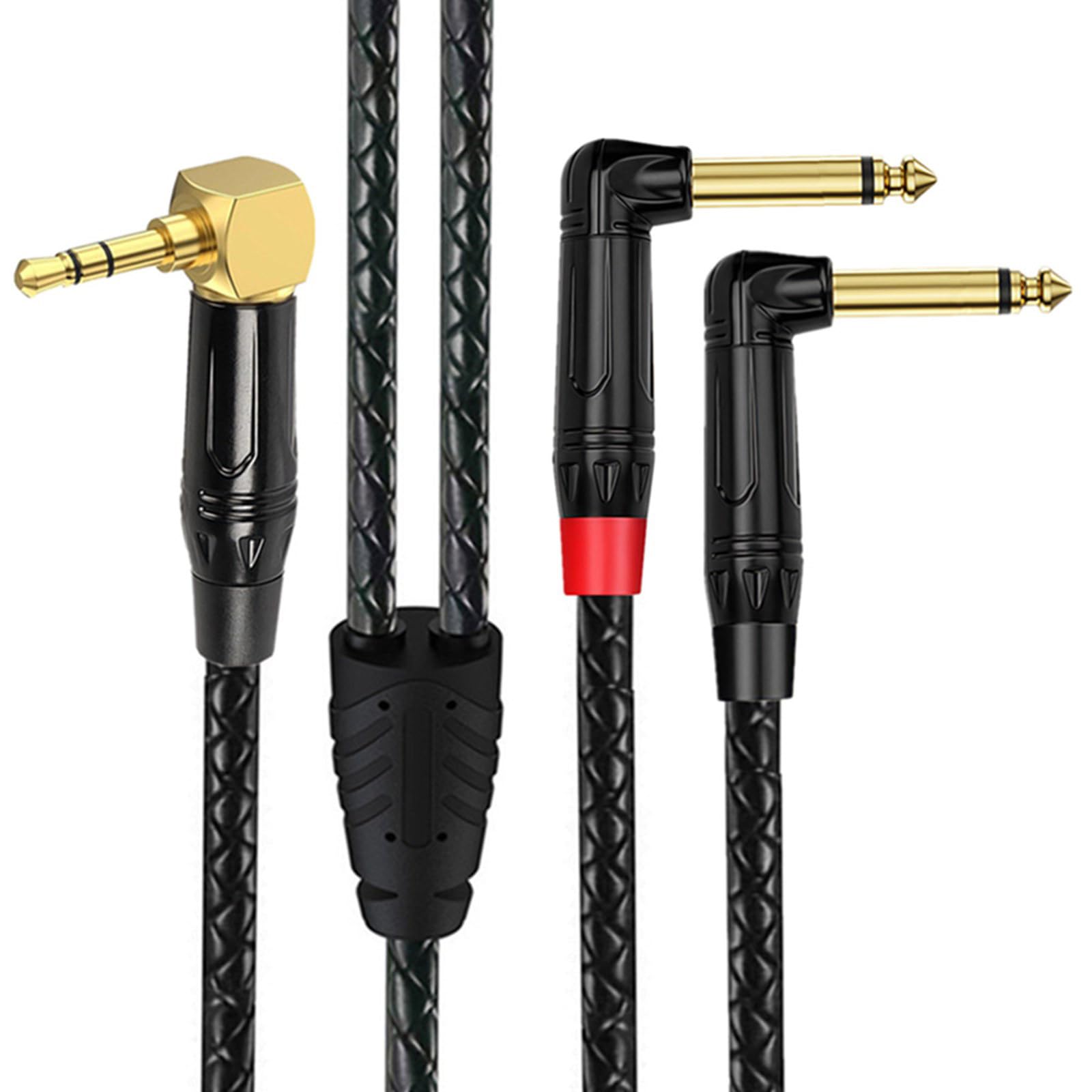 Câble répartiteur Y 6,35 mm pour brancher un casque sur ampli