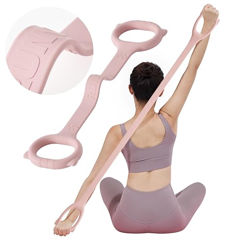 Figure 8 Fitness Resistance Band, 2024 Upgraded Thicker Arm Back Shoulder Exercise Elastic Rope, Also Used As Yoga Straps and Pilates flexbands, Workout Chest Stretch Bands for Physical Therapy