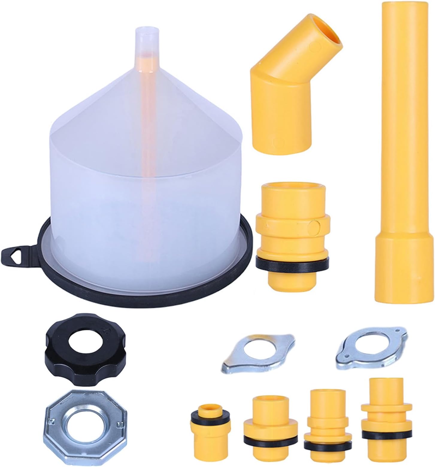 Coolant Bleeder Kit, Spill Proof No Spill Coolant Funnel Kit | Auto Maintenance Tools for Motorcycle Transmission Engine Brake Fluid RV Travel