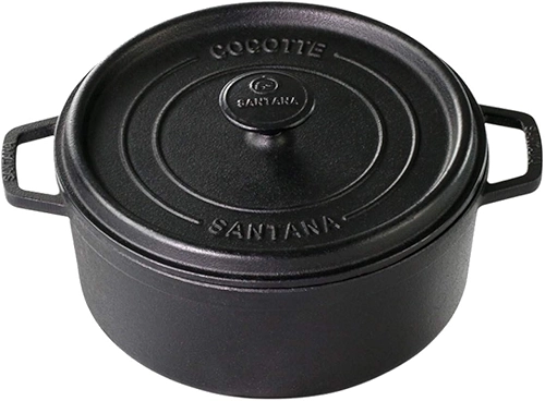 Caçarola Cocotte 24 Cm Forno Holandês Ferro Fundido Santana