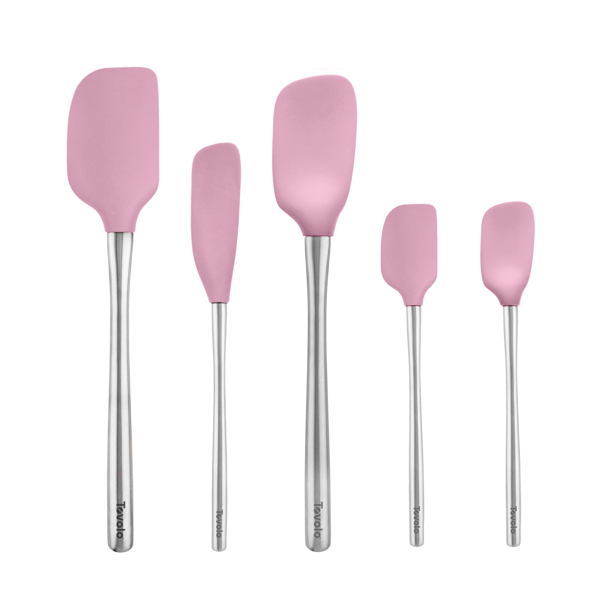 Tovolo Flex-Core Pfannenwender mit Edelstahlgriff, 5 Stück, für Mahlzeiten, Kochen, Backen und mehr