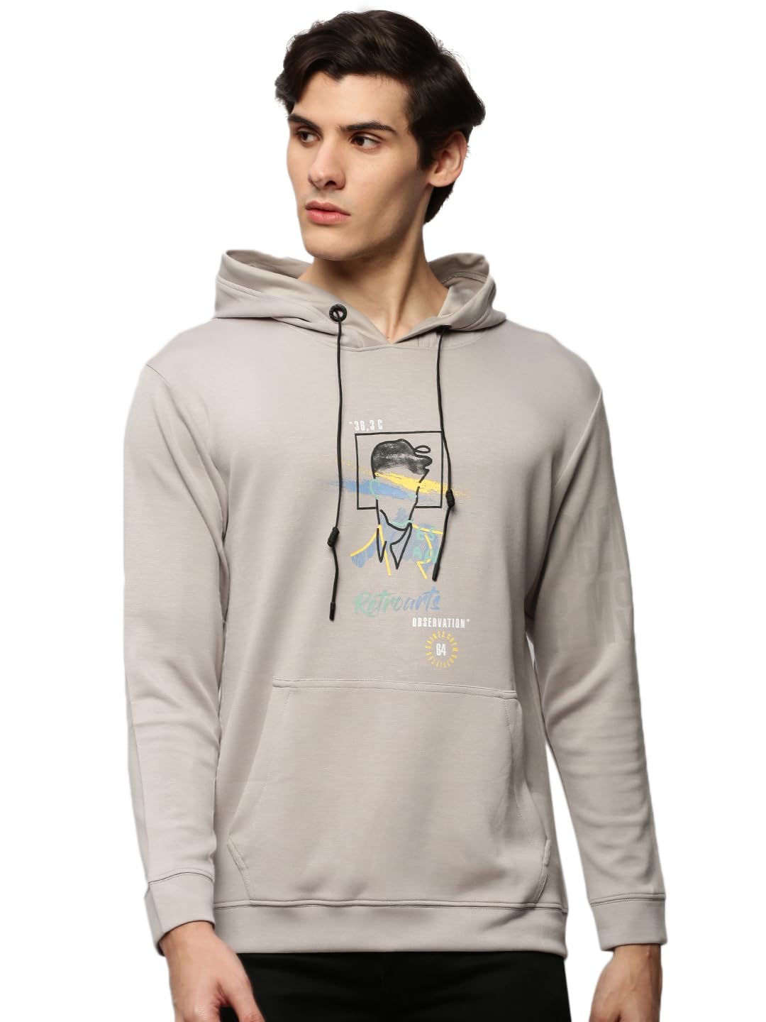 showoffff Men Printed Pullover Sweatshirt | Hooded Full Sleeves Cotton Sweatshirt's for Mens | Slim Fit Regular Length Sweatshirts for Men's-picture-27