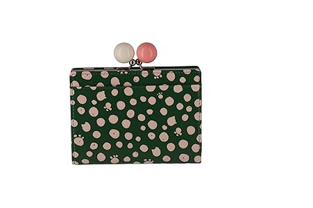 新品ツモリチサト✨二つ折り　財布✨ミニ財布　がま口✨ポルカドット✨イエロー Amazon | [ツモリチサト] ミニ財布 二つ折り財布 がま口 ポルカ