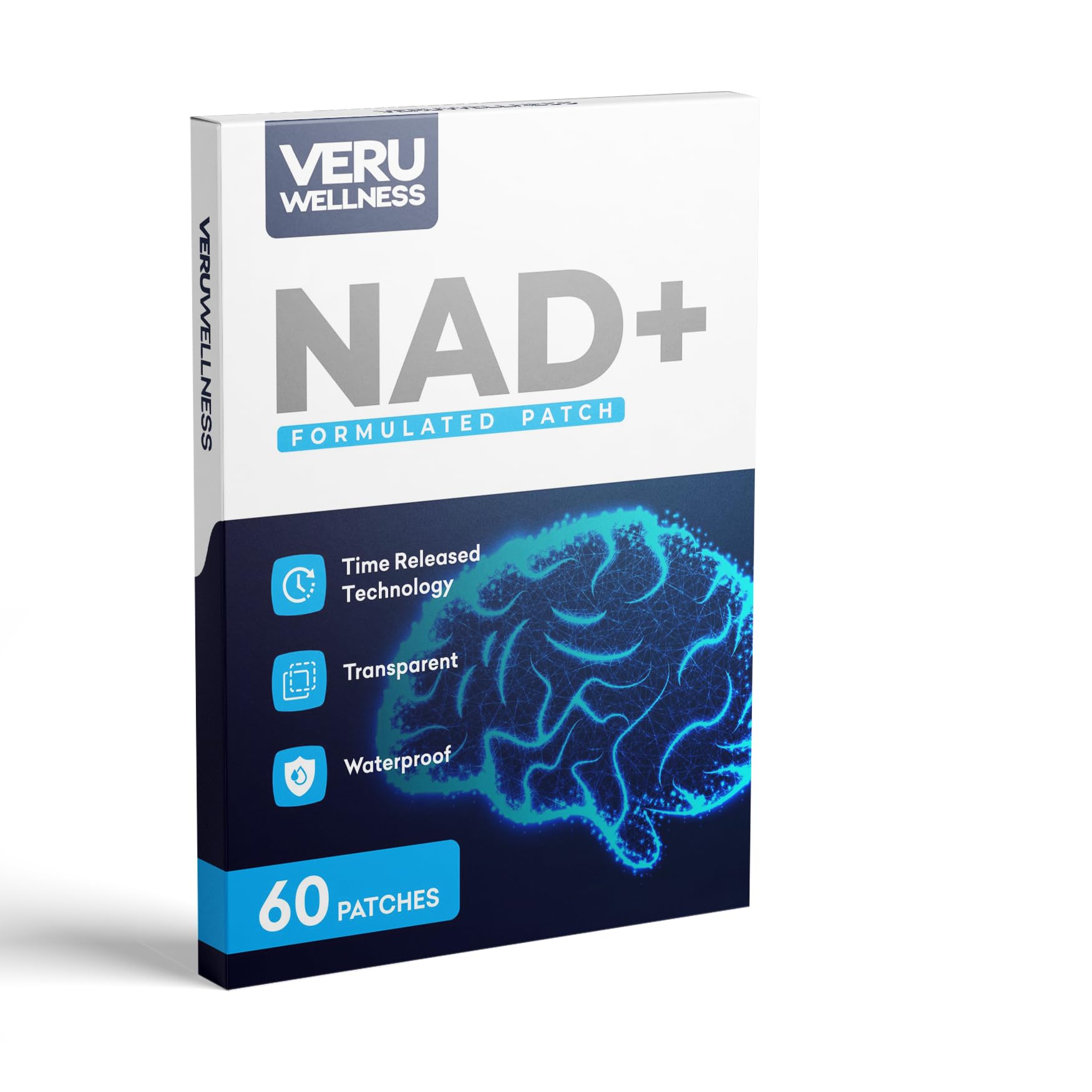 Veru Wellness NAD+ Daily Patch, Self Adhesive, 60 Count