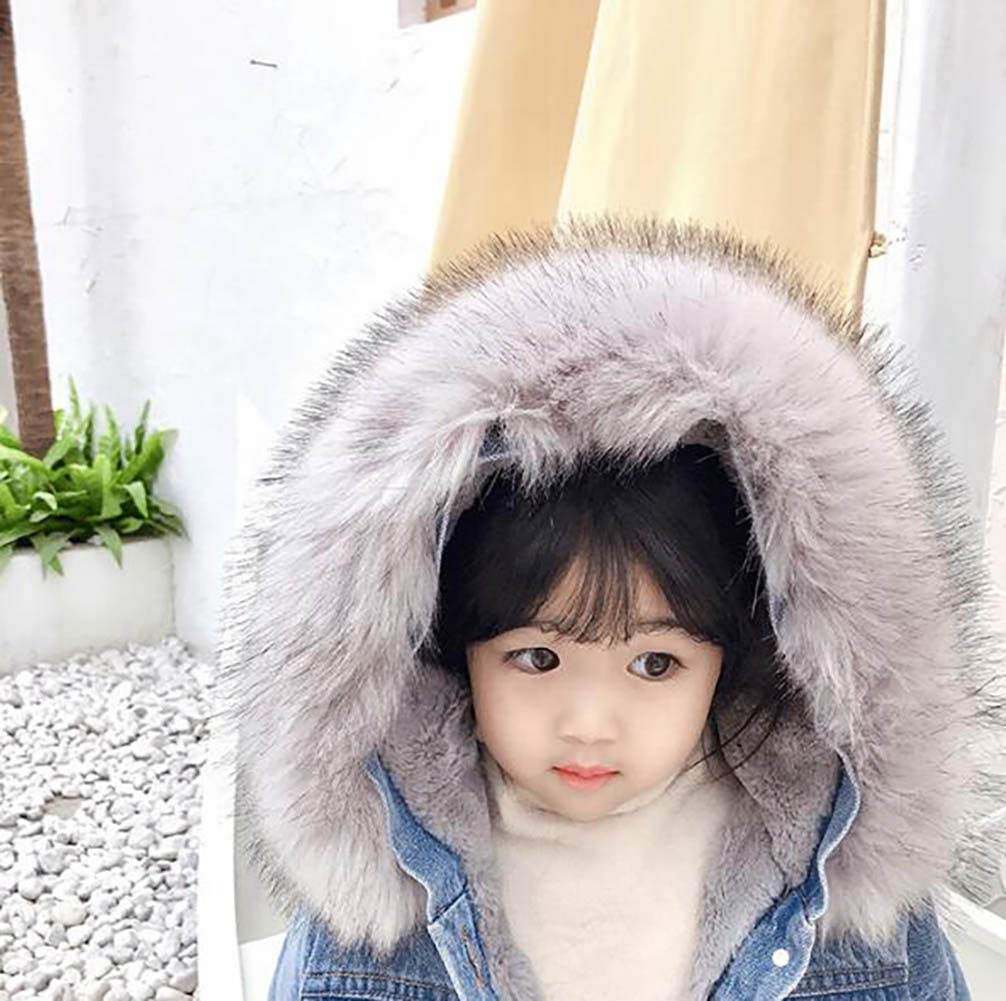 Piumino Bambina Invernale per Bambino Giacca con Cappuccio per Bambina Cappotto Caldo con Cappuccio per Bambina Giacca Invernale a Maniche Lunghe 1-7 Anni