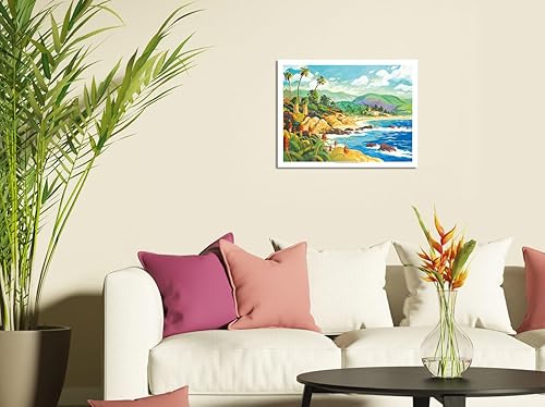 Miniatura 3 de Enamorado de Laguna Beach - California - Vista al mar - Desde una pintura original de acuarela por Robin Wethe Altman - Impresión artística maestra