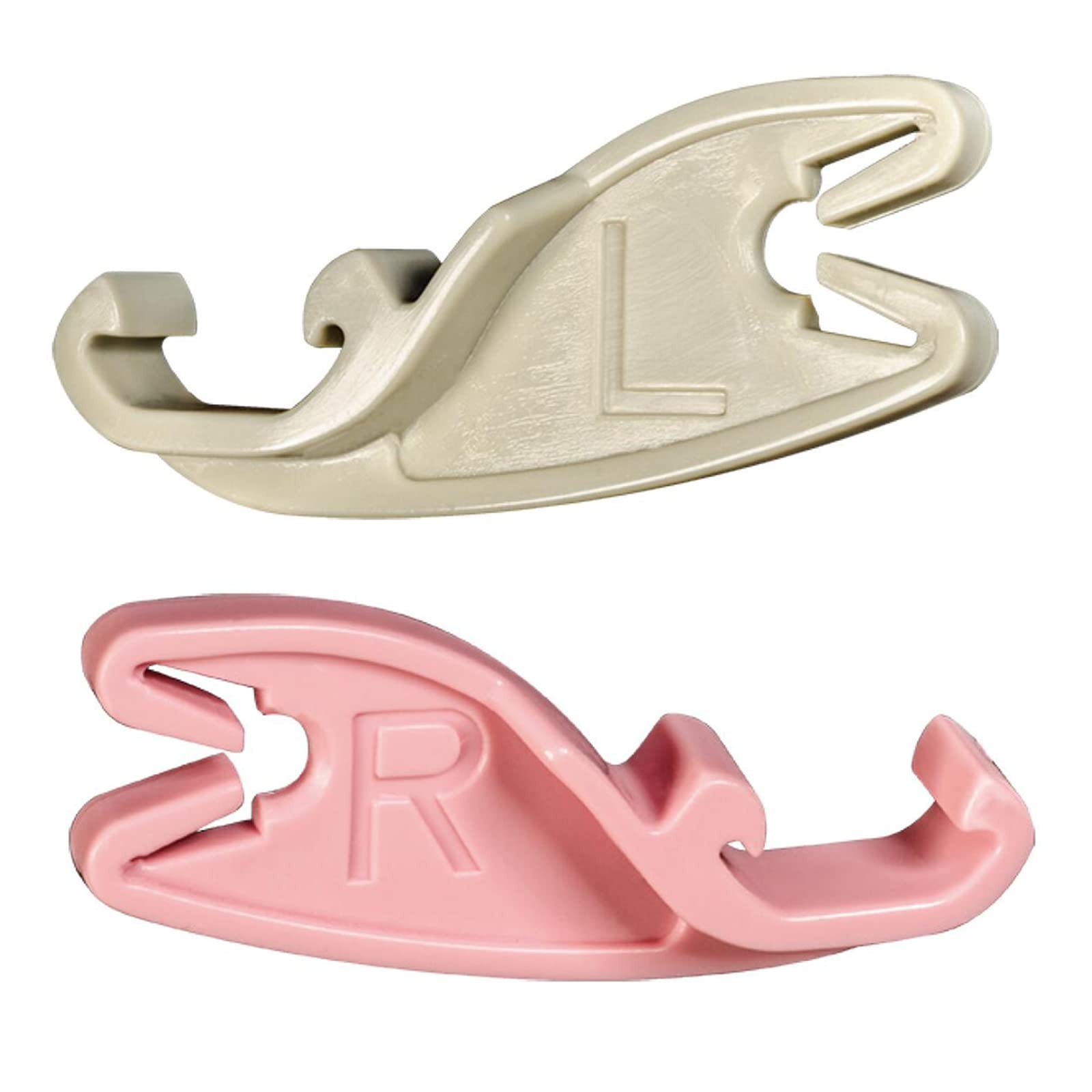 10 Pairs Door Lock Pawl for Ford Taurus & Sable E6DZ-5421971-A & E6DZ-5421970-A for Lincoln for Mercury 1986-On Fits Left Hand & Right Hand Side Grey & Pink Nylon Retainer Plastic Clip