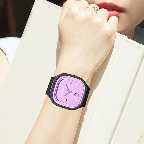 Miniatura 2 de Lindo reloj lector de tiempo reloj de mujer relojes de pulsera mujeres joyería hombres mujeres reloj