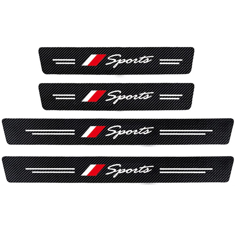 Sdyayfge Normal 4Pcs Kick Plates Car Door Sill Protector,For Suzuki