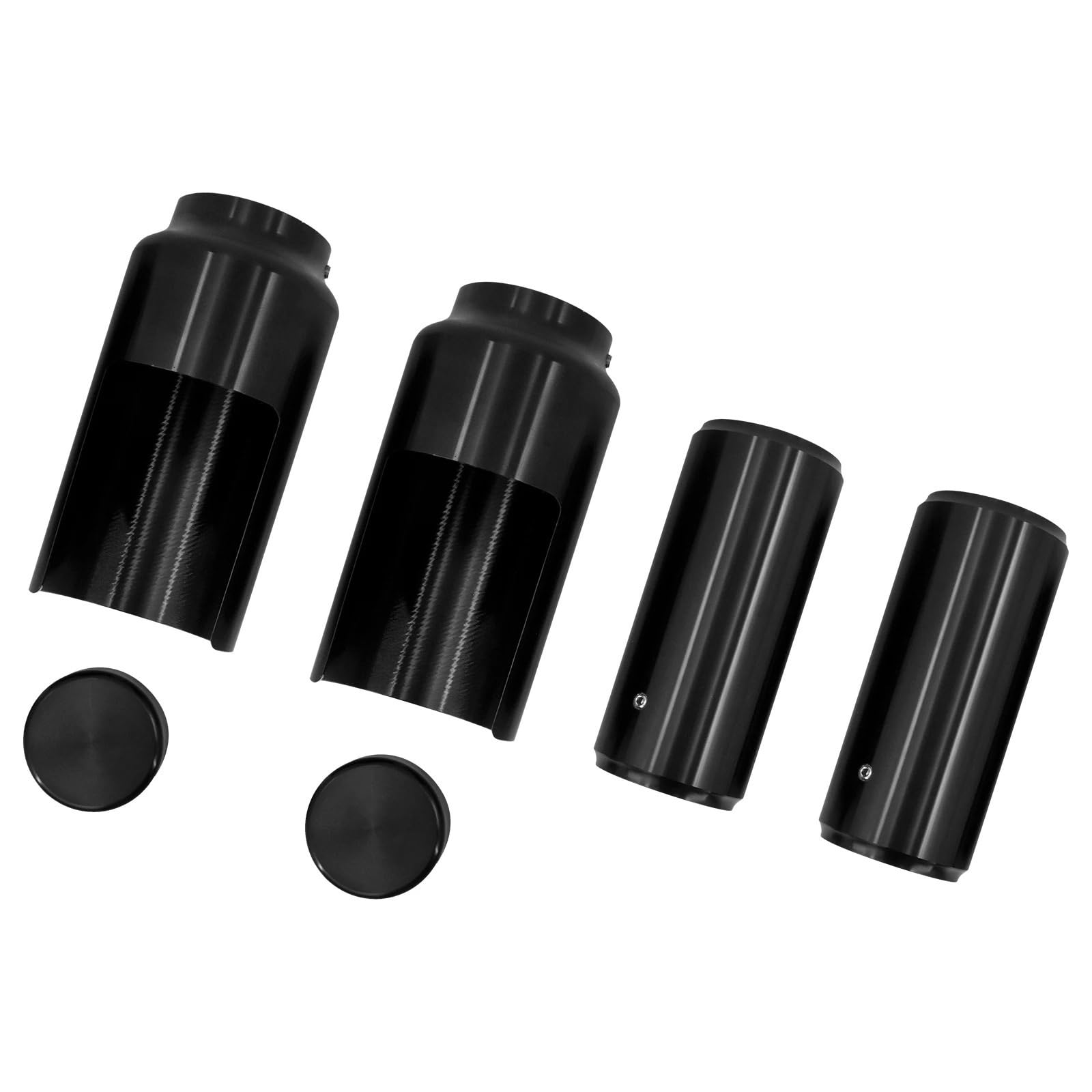 Forcella Anteriore In Gomm Kit di copertura forcella anteriore superiore e inferiore per moto, set tappi per tubi adatti per Harley Softail Breakout FXBR FXBRS 2018-2022 Protezioni forcella