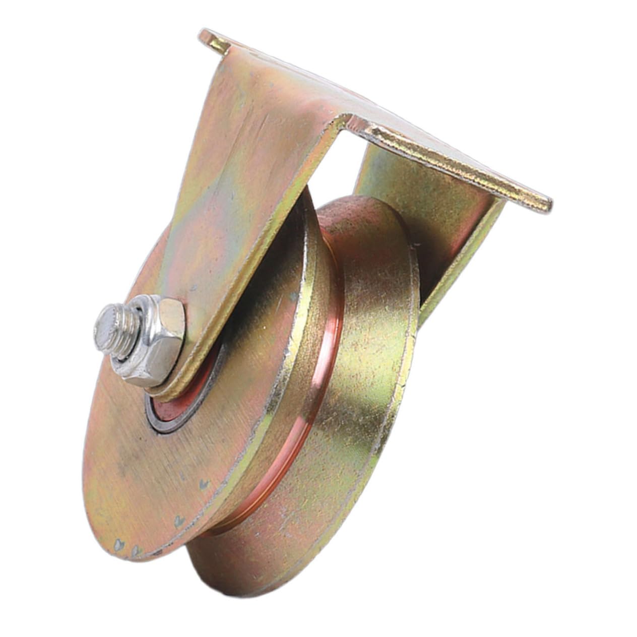 SOLUSTRE 4 Guide Pulley Rope Pulley Cable Pulley Heavy Duty Pulley Cable Rope Attachment Ball Bearing Rollers Lamp Pulley Traction Pulley Wheel Pulley Block Single Pulley Wheel Small Pulley