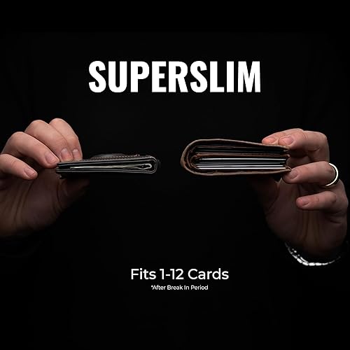 Miniatura 8 de Kings Loot Billetera inteligente rastreable para Airtag para hombre, delgada Cartera de cuero de primera calidad con bloqueo RFID con soporte