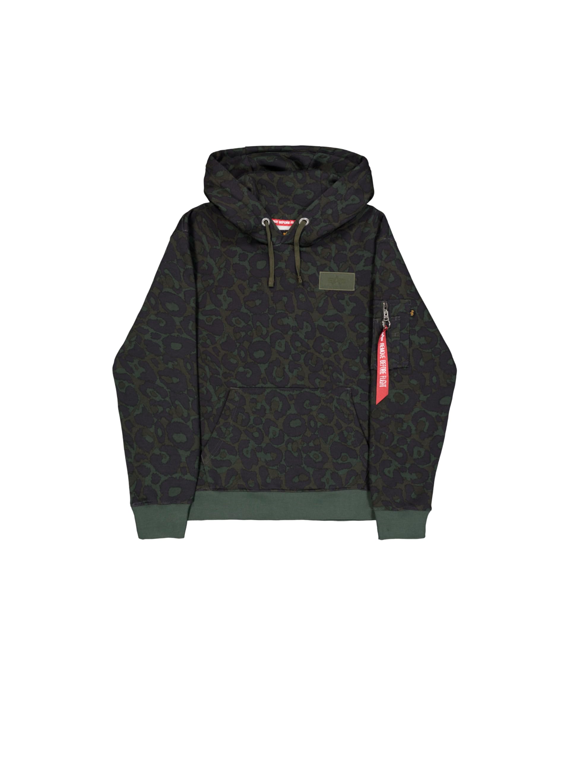 Sweatshirt à capuche avec imprimé dos camouflage Alpha Industries - 3