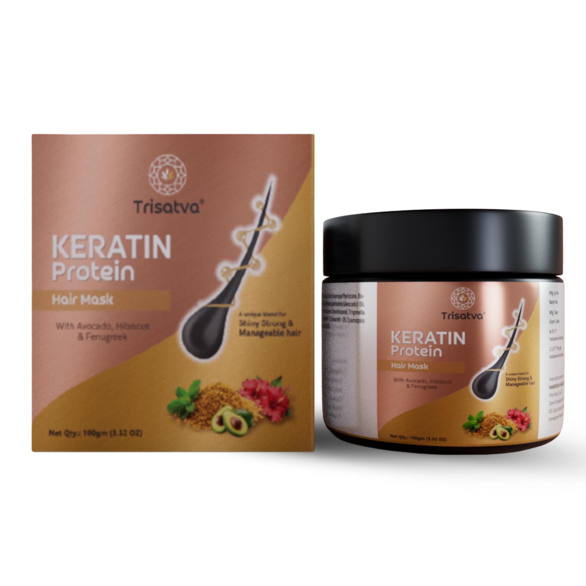 Keratin Protein Hair Mask for Frizzy & Damaged Hair | Hair Mask Sulphate Free & Paraben Free for Frizzy Hair | Hair Creame Conditioner for Hair Fall Control | Keratin Treatment for Shiny , Strong , Smooth & Silky Hair | For Men & Women | 100gm-image-8