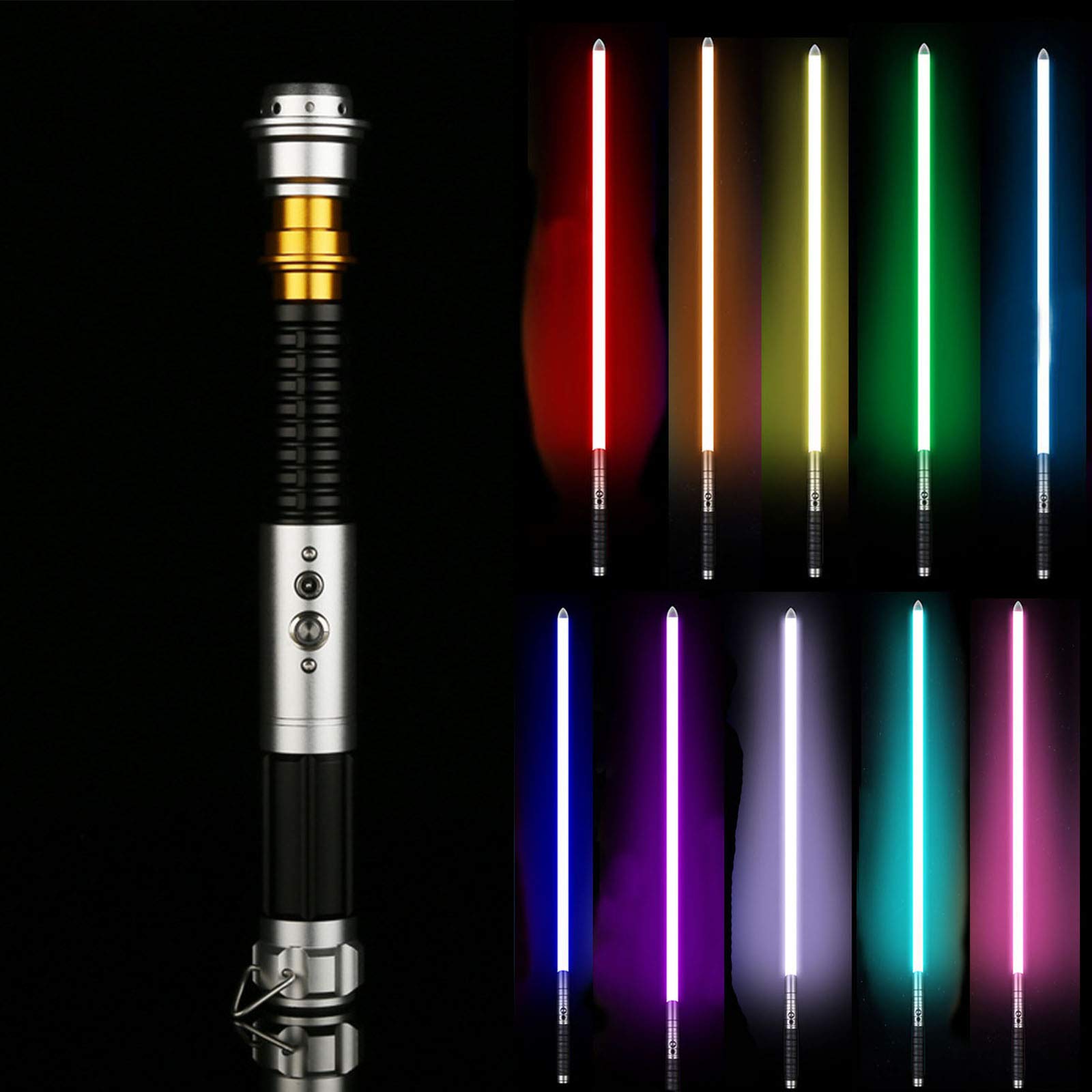 Buy KHHK Lightsaber Sound Effects RGB Color Change Laser Online at