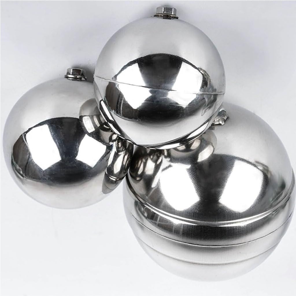 304 SUS Float Ball Switch - M6 Nut Connection, 50mm to 150mm Diameter for Water Level Control-1pc(150mm)