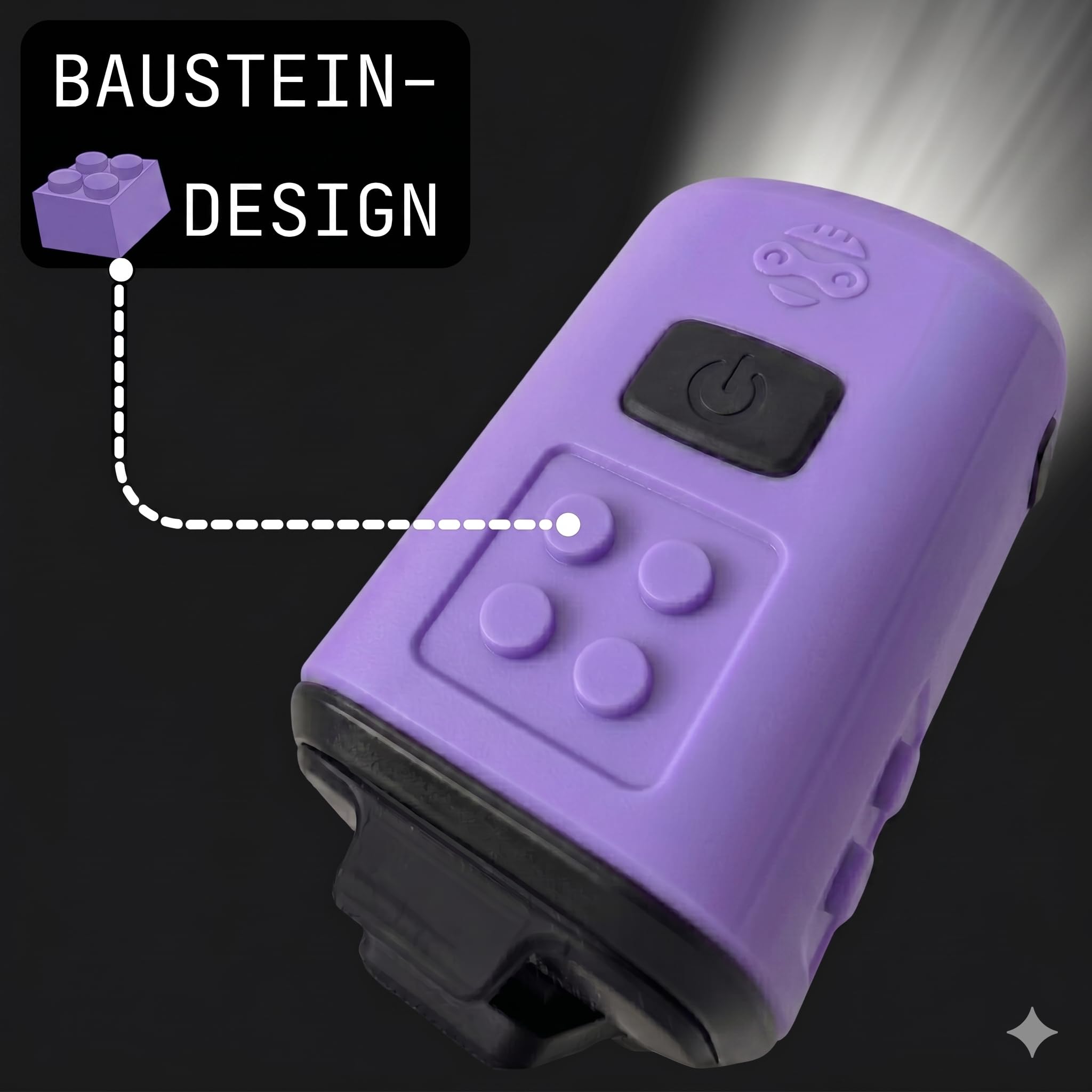 Speed Buddies Nano Duo Fahrradlicht-Set Kinderfahrrad, StVZO, USB-C