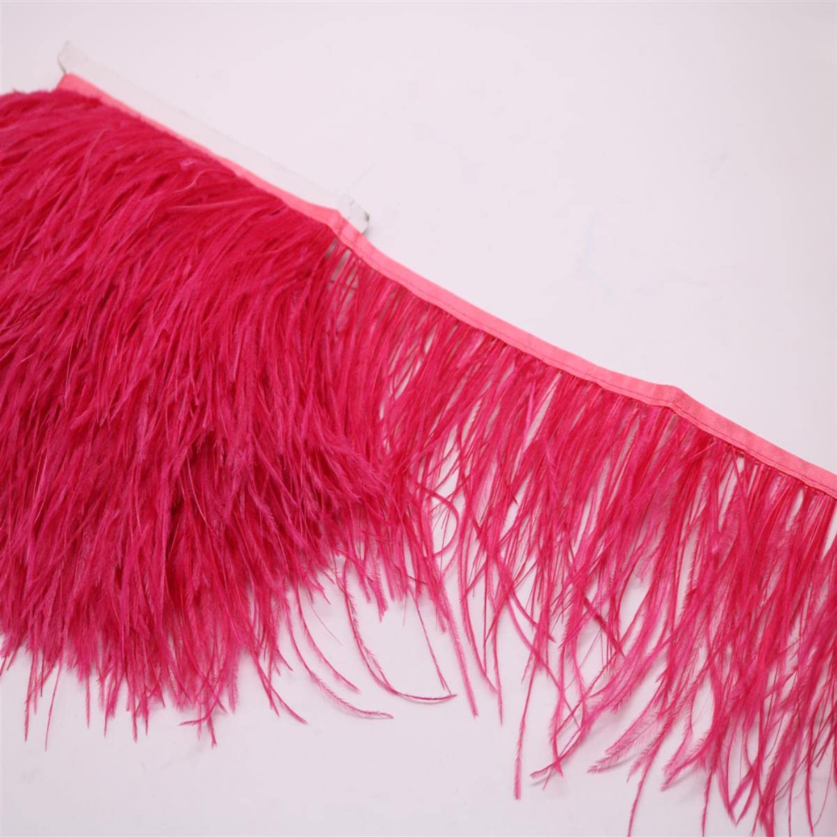 10 Yard Struisvogelveren Trim Fringe Mooie Veren Lint 10-13 CM Naaien Ambachten Kostuums Decoratie 26 Marineblauw 10 Yards