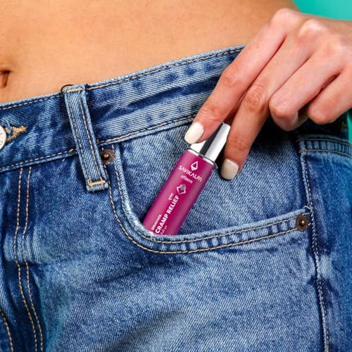 Image of SAVIKALPA Shunyata Period Cramp Relief Roll-On 10ml | Fast-Acting Natural Essential Oil Blend for Menstrual Pain, Relief from Cramps & Lower Abdomen Discomfort |Premium Menstrual Cramp Relief Solution | Travel-Friendly