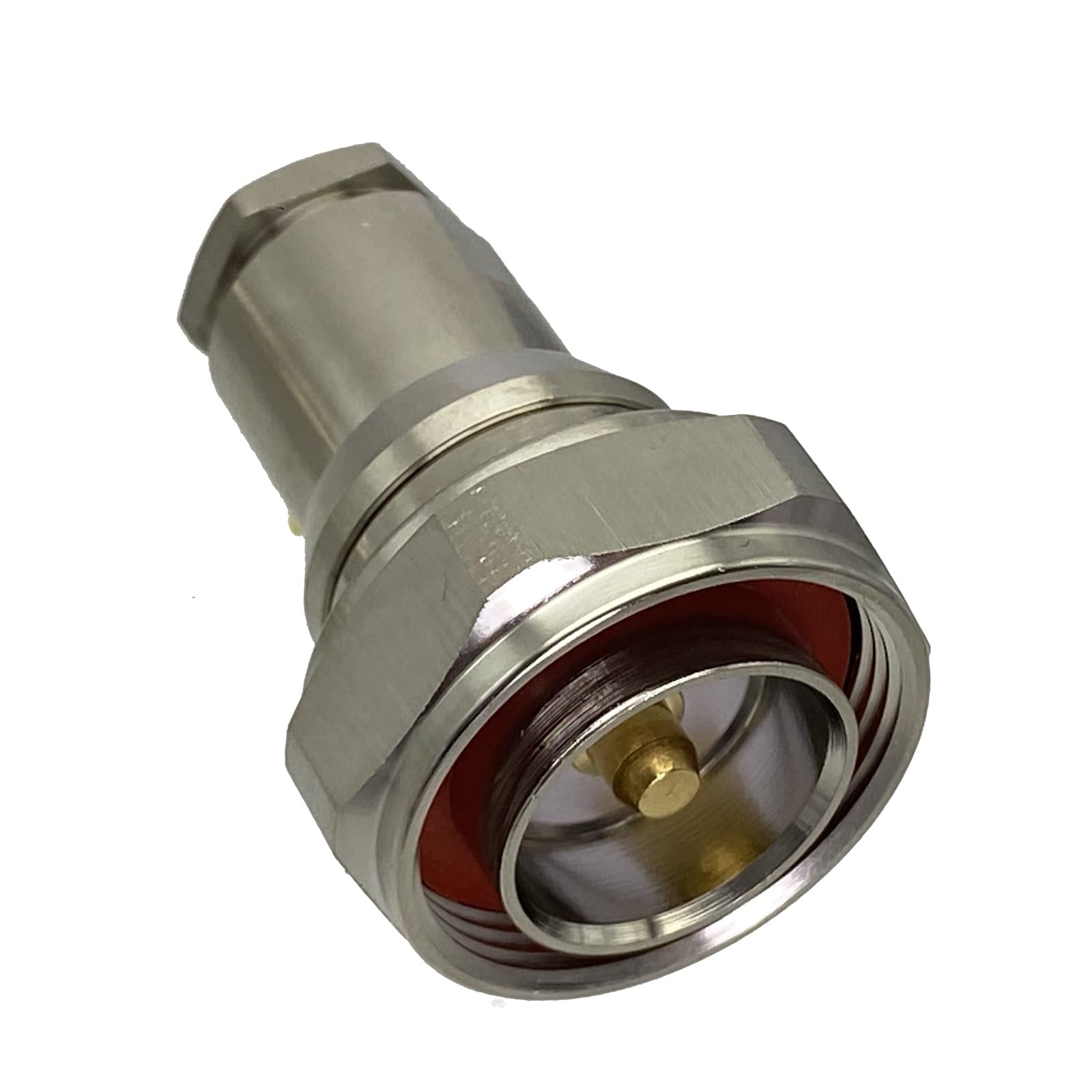 2 Stück 7/16 DIN L29 Stecker Klemme RG8 LMR400 RG213 RG214 Kabel RF Koaxial Messing 50 Ohm gerade