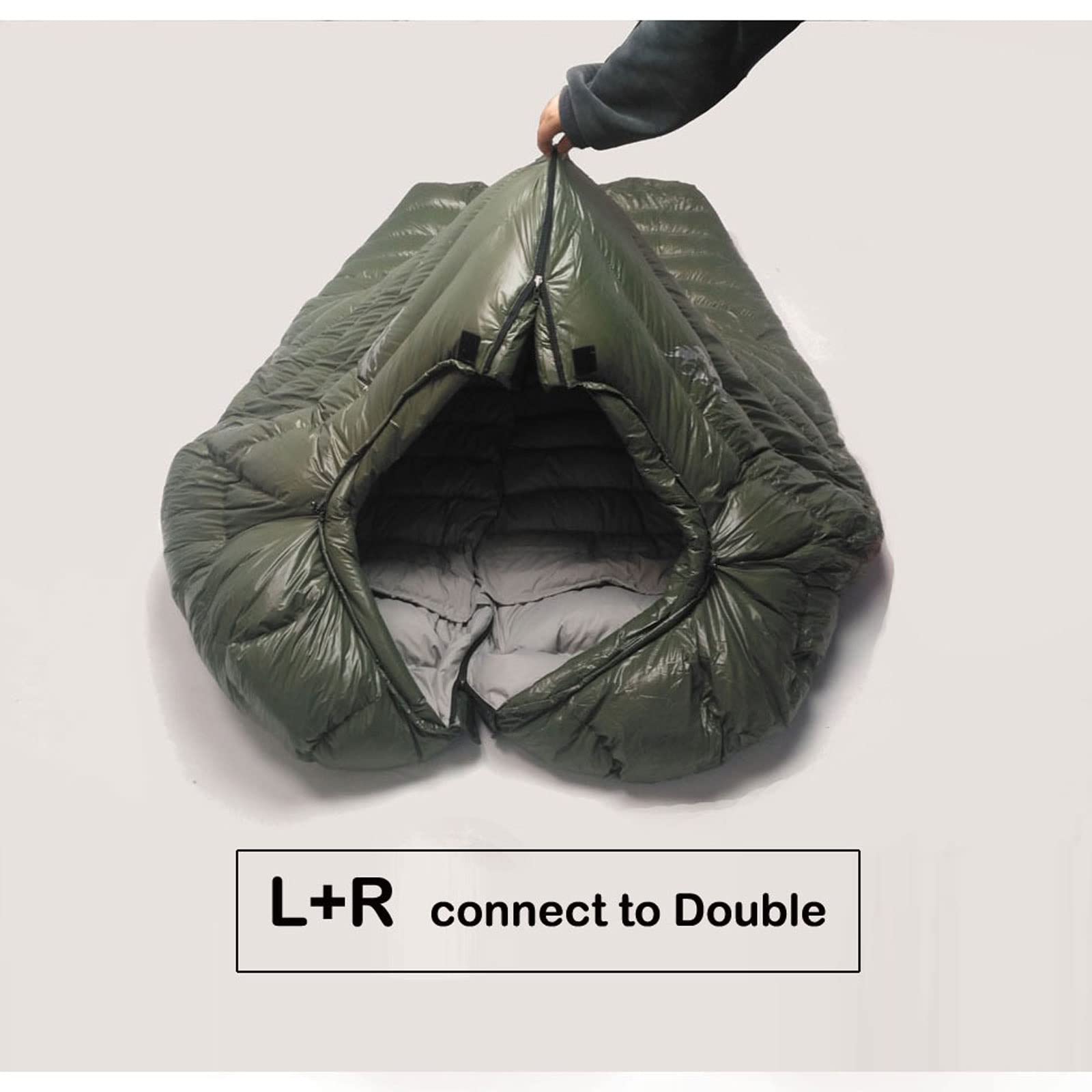 Śpiwory ultralekkie kempingowe zimowe puchowe śpiwory Bstyle na zewnątrz ciepłe śpiwory turystyka do trekkingu wędrówki namiot podróż