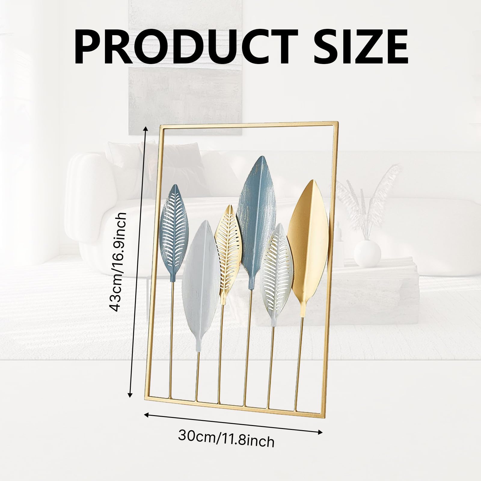 Set 3 Decorazioni Da Parete In Metallo EOJDDPA: Figure Femminili Astratte, Nero, Per Soggiorno E Camera Da Letto
