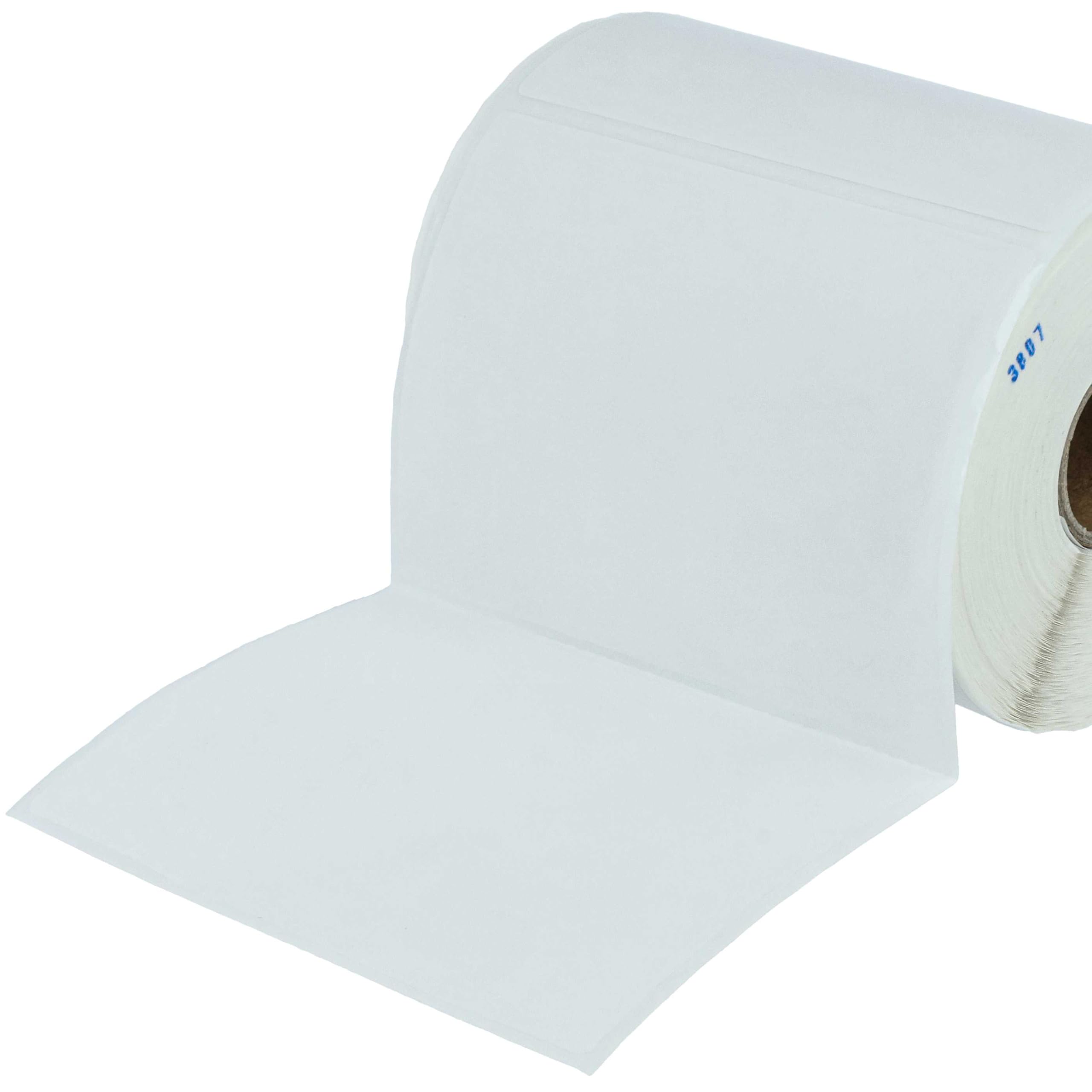vhbw 10x rotolo etichette 76,2mm x 101,5mm (500 etichette) compatibile con Sato CX400 etichettatrice - autoadesivo bianco