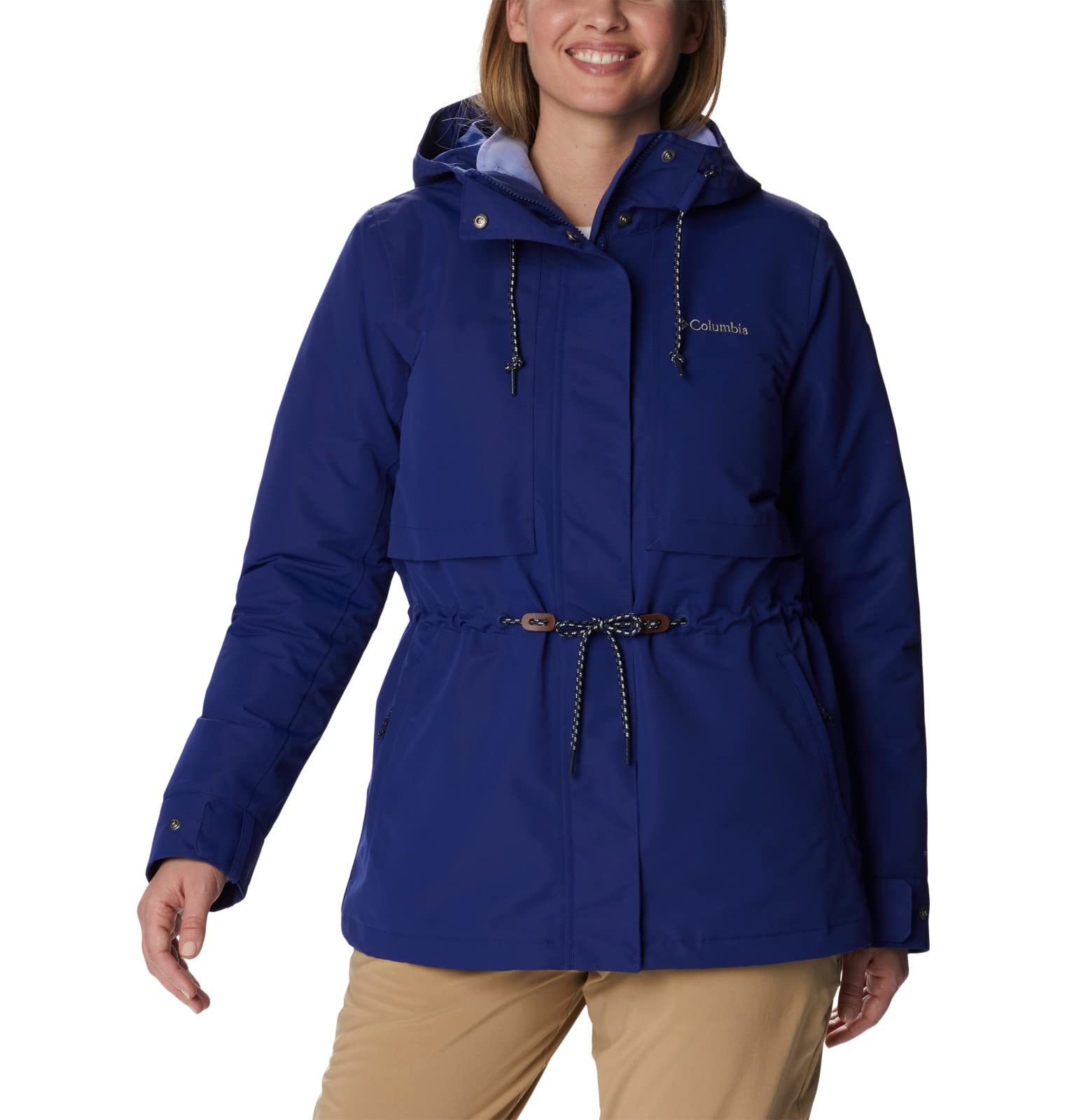 Columbia Women's Drop Ridge Interchange Jacket, Dark Sapphire, X-Small