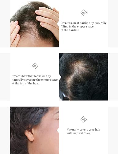 Miniatura 3 de RiRe Quick Hair Cojín de retoque instantáneo 14 g  0.49 oz. Cubierta de cabello gris, tamaño portátil (marrón natural)