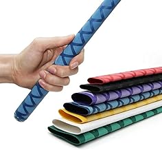 Tubo termorretráctil antideslizante de 1 metro de diámetro 15 18 20 22 25 28 30 35 40 45 50 mm Mango para envoltura de caña de pescar Protección aislada Cubierta impermeable-Marrón-45 mm-1 metro x 1 p