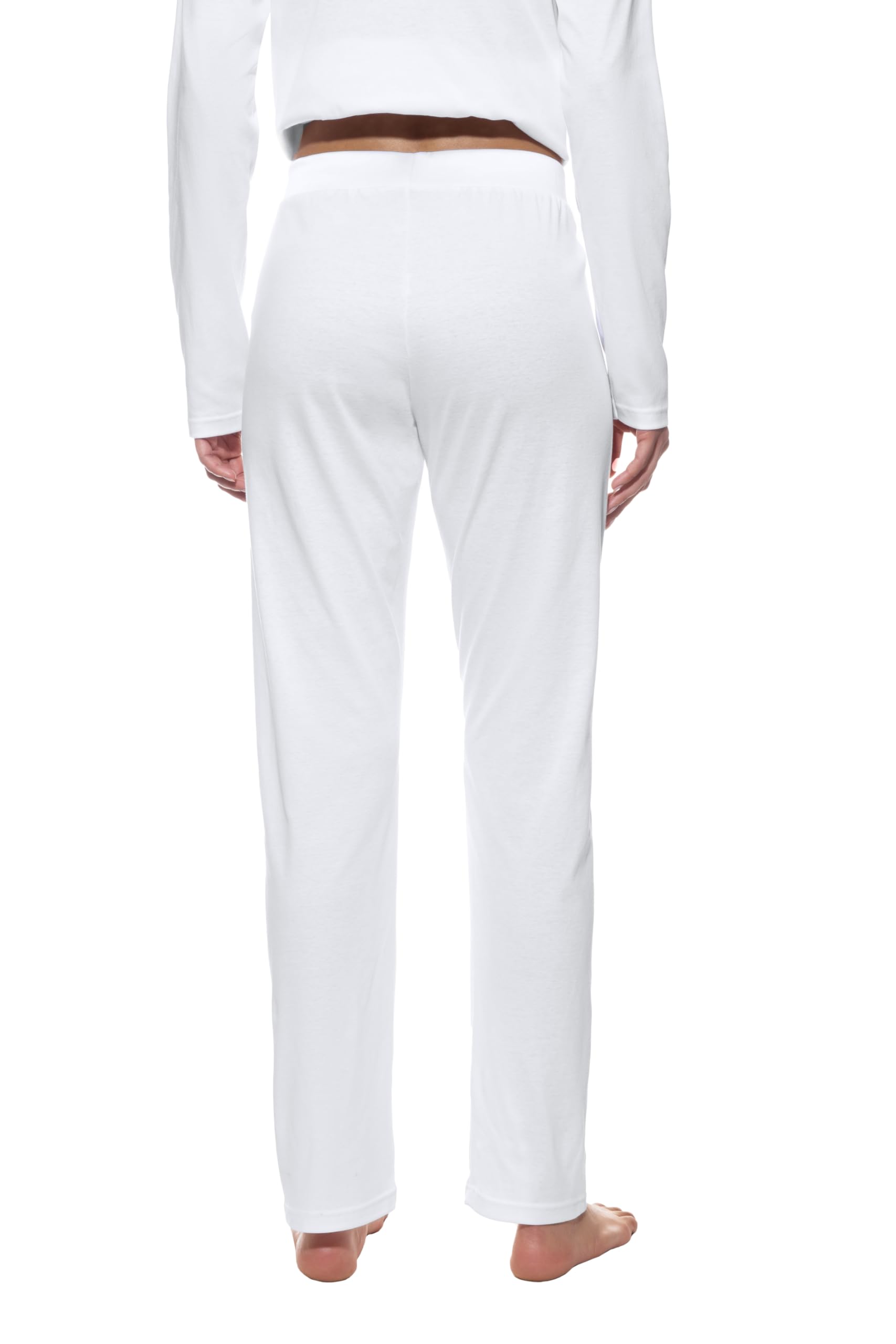 Mey Damen Pyjama Hose - Lange Homewear Hose aus 100% Bio-Baumwolle - GOTS Zertifiziert - Serie Sleepsation - 17204