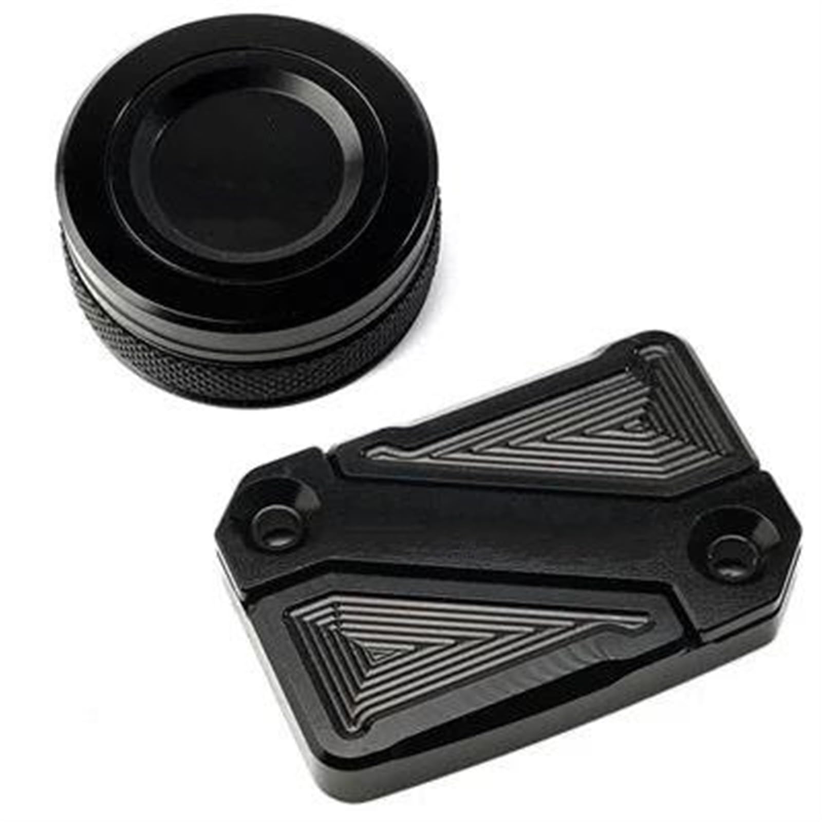Copertura del Serbatoio del Liquido dei Freni Anteriore e Posteriore del Motociclo Il Tappo del Serbatoio dell'olio Motore per MT125 2008-2020 (Color : Front-Rear Caps Blue)