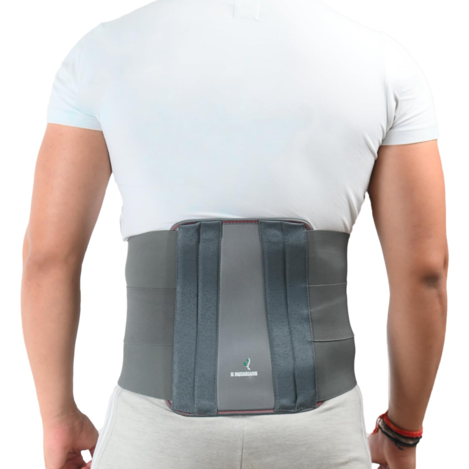 K SQUARIANS Contoured Lumbar Sacral Lower Back Pain Relief Brace For Orthopedic Waist & Back Support Belt | Kamar Belt | Hip & Spine Support with Adjustable Strap | Large (40"-46") (B09TKRHV75) Amazon Price History, Amazon Price Tracker