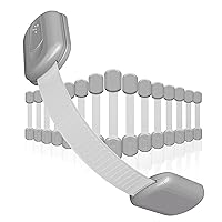 Vista 18 de Cerraduras de Seguridad a Prueba de Bebés para Niños (Paquete de 2) por Skyla Homes - Los Pestillos Adhesivos 3M para Gabinetes Más Seguros, Rápidos