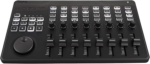 Korg Nanokontrol Studio BluetoothUSB Superficie de Control MIDI con 8 Faders y Interruptores Retroiluminados